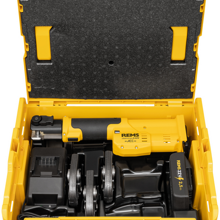 Rems perstang Mini-Press 22V S recht set met bekken TH 16+20+26 - 578041R220