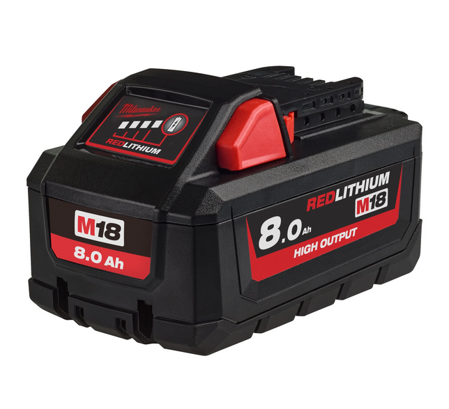 Milwaukee M18HB8 High output accu Li-Ion - 4932471070