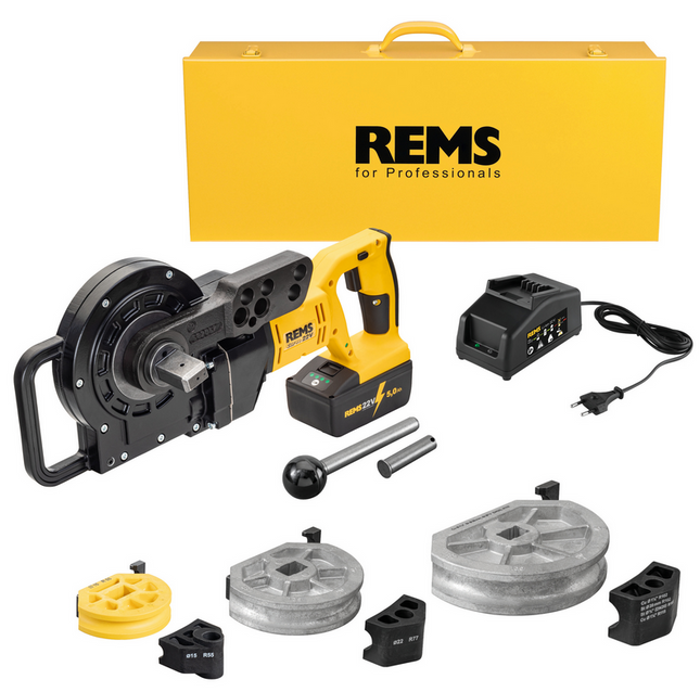 Rems Curvo 22V pijpenbuiger set 15+22+28 - 580059R220
