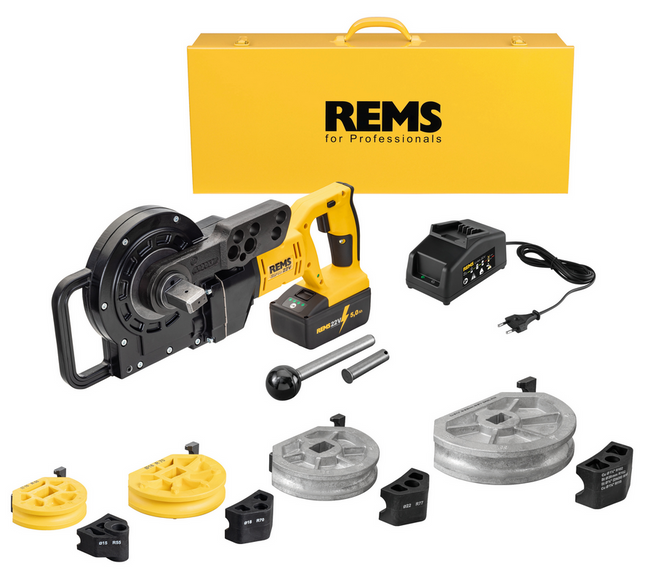 Rems Curvo 22V pijpenbuiger set 15+18+22+28 - 580053R220