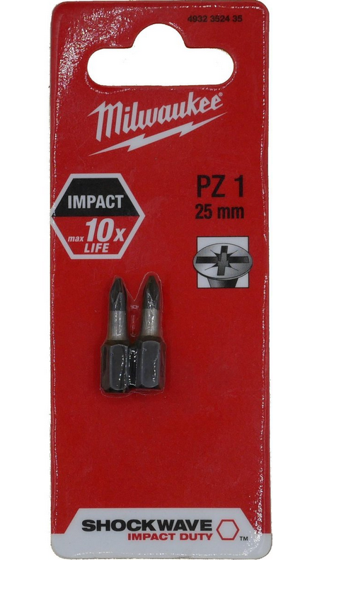 Milwaukee Schroefbit PZ1 25mm - 4932352435