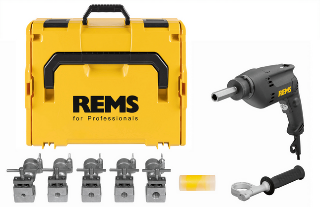 REMS Twist Elektrische buisoptromper Set 3/8+1/2+5/8+3/4+7/8'' - 156017R220