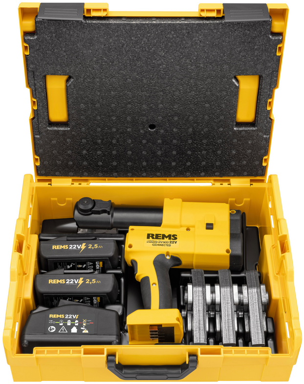 Rems perstang Akku-Press 22V Connected Set V 15+18+22 - 576040R220