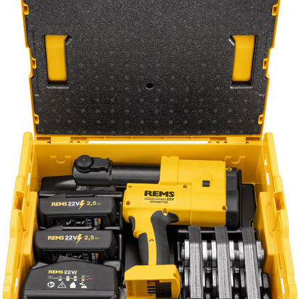 Rems perstang Akku-Press 22V Connected Set F 16+20+26 - 576058R220