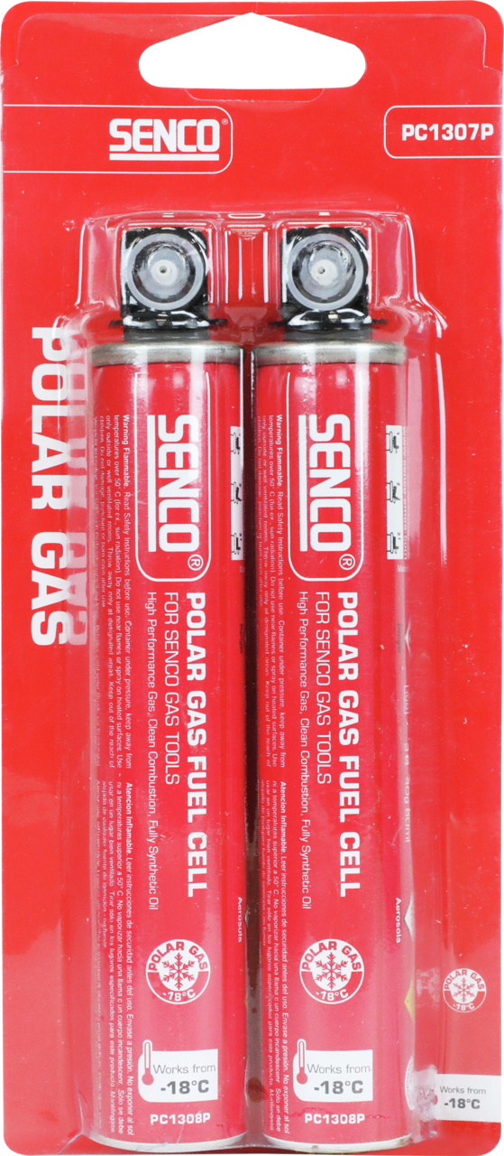 Senco Polar gaspatronen PC1307P blisterverpakking 40 gram