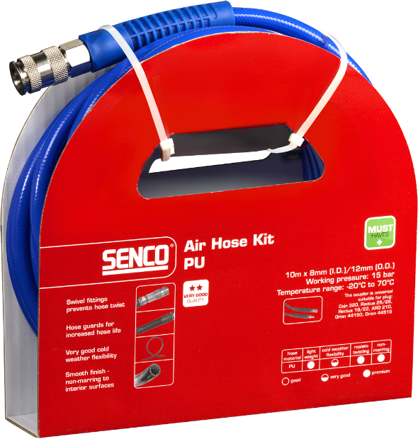 Senco luchtslang kit universeel 8,0mm