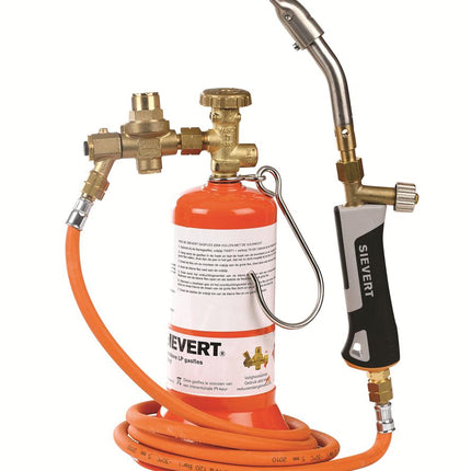 Sievert Afbrandset fles, slang, handgr., afbrander
