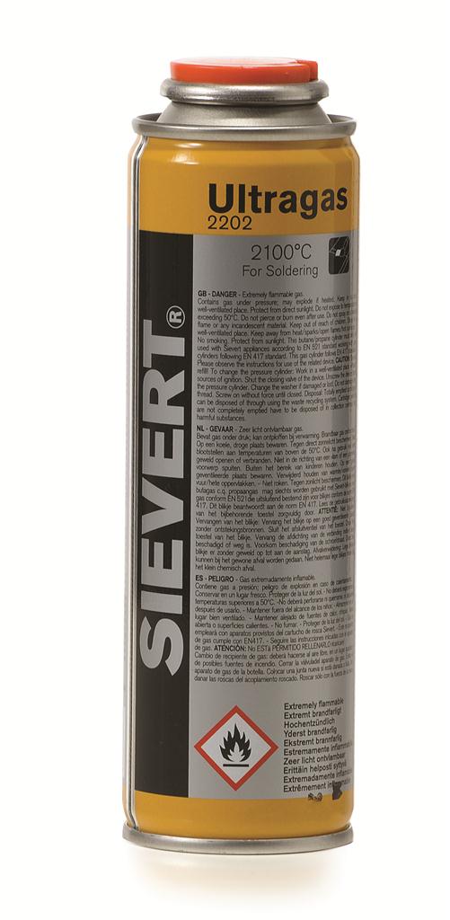 Sievert Gaspatroon Ultragas EU (7/16") 60g/210ml 2100°C