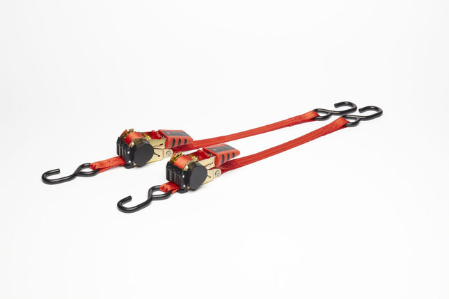 Sjorband automatisch oprolbaar set van 2