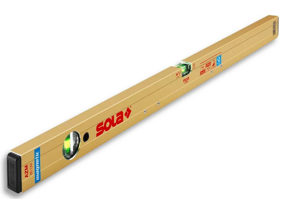 Sola Alu Blokwaterpas 60cm 2 libellen 0,50mm/m magnetisch