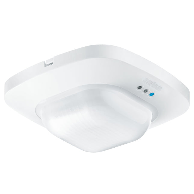 Steinel Aanwezigheidsmelder IR Quattro COM1 AP - 592301 voor het in- en uitschakelen van licht afhankelijk van aanwezigheid en omgevingslichtsterkte.
