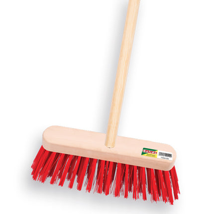 Straatbezem Solide PPN 29 cm met steel 130 x 2,4 cm -1550105