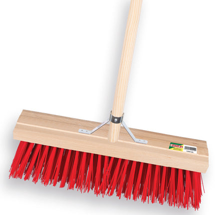 Straatbezem Solide PPN 41 cm met steel