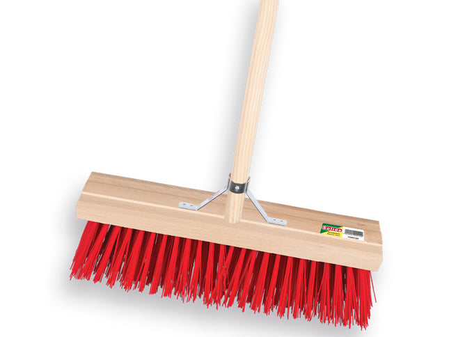 Straatbezem Solide PPN 41 cm met steel
