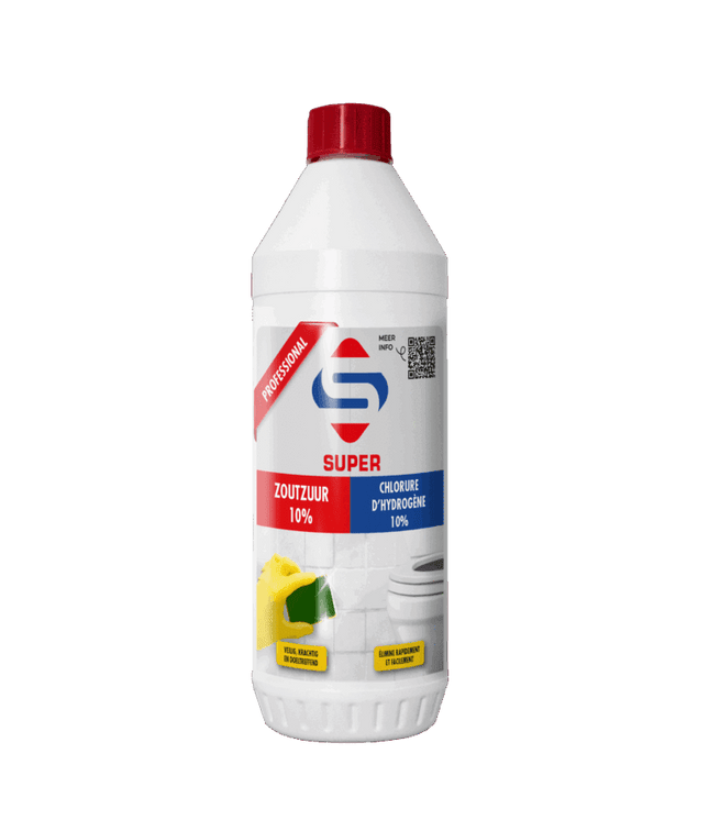 Super Zoutzuur reiniger 10% 1L