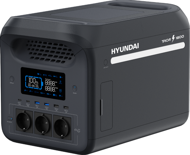 Hyundai THOR1800-EU portable powerstation 1800W - LiFePO4