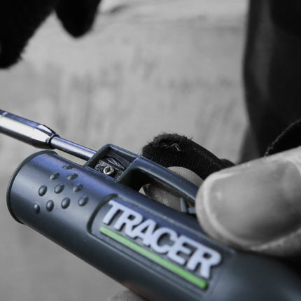 Tracer ADP2 Bouwpotlood voor diepe gaten met bouwholster