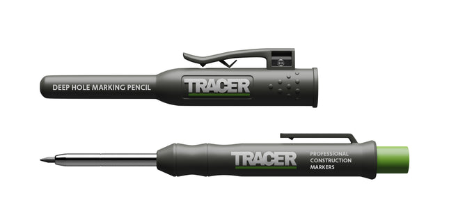 Tracer ADP2 Bouwpotlood voor diepe gaten met bouwholster