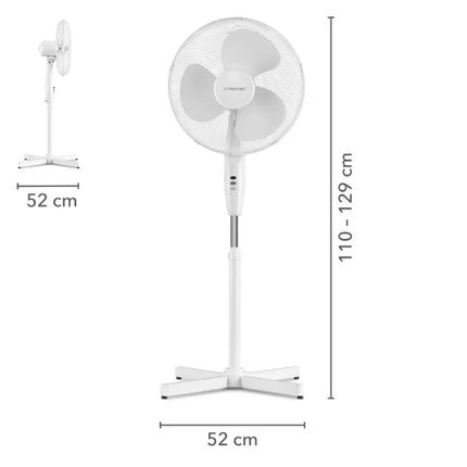 Trotec Statiefventilator TVE 16 wit - TRO013946