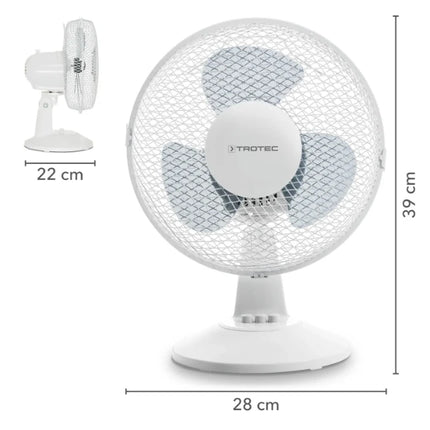 Trotec Tafelventilator TVE 10 wit - TRO014974