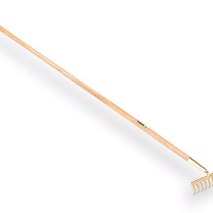 Tuinhark 10 tands gebogen met steel