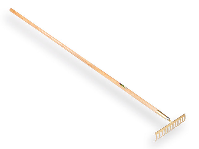 Tuinhark 12 tands gebogen met steel