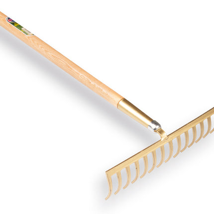 Tuinhark 14 tands gebogen met steel