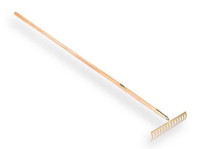 Tuinhark 14 tands gebogen met steel
