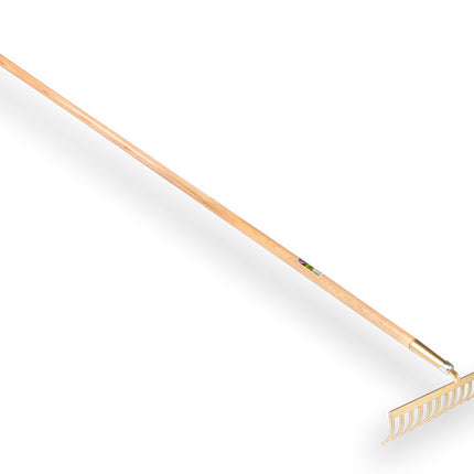 Tuinhark 16 tands gebogen met steel