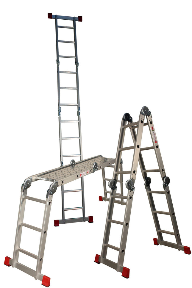Universele Vouwladder 4x3 sporten- 4741000403