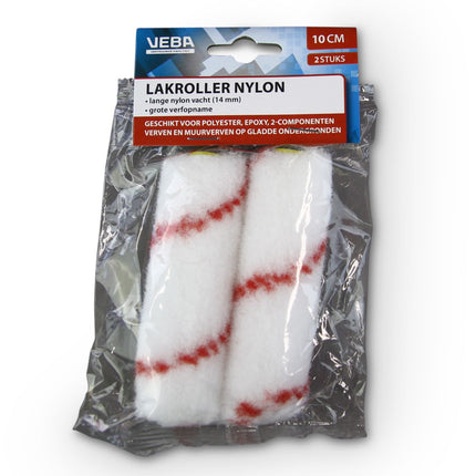 VEBA VERFROL NYLON 10CM 14MM RODE STRP 2 STUKS