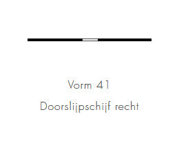 Vorm 41 Doorslijpschijf
