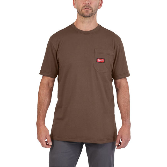 Milwaukee WTSSBR T-shirt korte mouw bruin