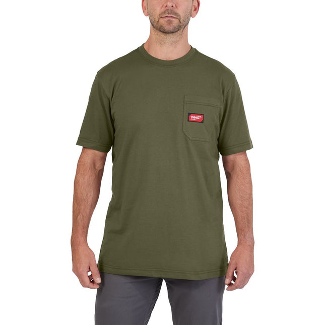 Milwaukee WTSSGRN T-shirt korte mouw groen