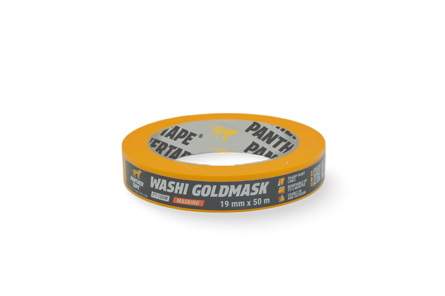 Panthertape 100W Washi Goldmask Pro – 19mm x 50m