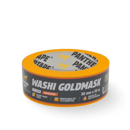 Panthertape 100W Washi Goldmask Pro – 38mm x 50m