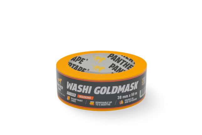 Panthertape 100W Washi Goldmask Pro – 38mm x 50m