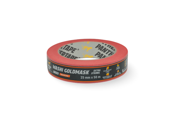 Panthertape 300W Washi Goldmask Extra Sterk – 25mm x 50m