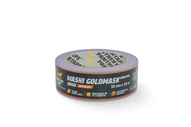 Panthertape 200W Washi Goldmask Gevoelig – 38mm x 50m