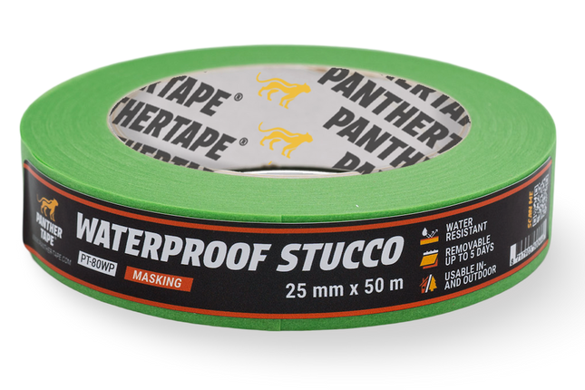 Panthertape 80WP Masking waterdicht stucwerk – 25mm x 50m
