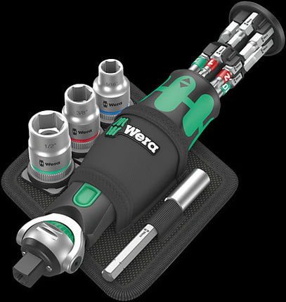 Wera 8009 Zyklop Pocket Imperial Set 2, 18‑delig