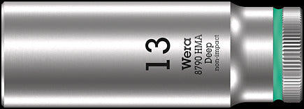 Wera 8790 HMA Deep Hand- en Machinedop met 1/4"-aandrijving