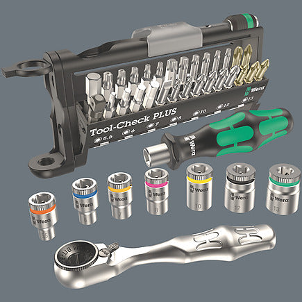 Wera 9750 Schuimrubberen inzetstuk met Kraftform Kompakt en Tool-Check PLUS Set 1, 57‑delig