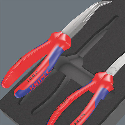 Wera 9780 9781 Schuimrubberen inzetstuk met KNIPEX tangen Set 2, 3‑delig