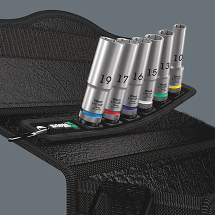 Wera Belt C Deep 1 Doppen set, met 1/2" -aandrijving