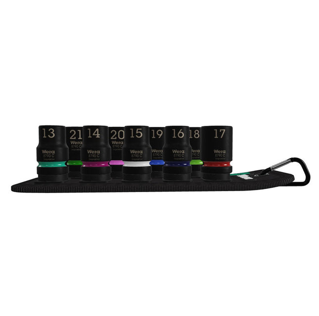 Wera Belt C Impaktor 1 Doppen set, met 1/2" -aandrijving