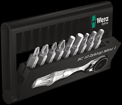 Wera Bitset + 1/4"Ratel BC BR 9