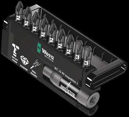 Wera Bitset Bit-Check 755-9 IMP DC Impaktor