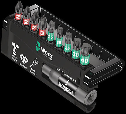 Wera Bitset Bit-Check 8751/67-9/IMP DC Impaktor