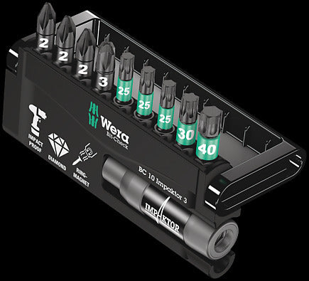 Wera Bitset Bit-Check 8755/67-9/IMP DC Impaktor